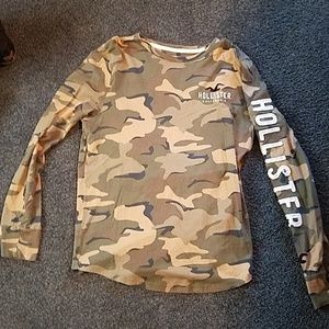 Hollister camo shirt